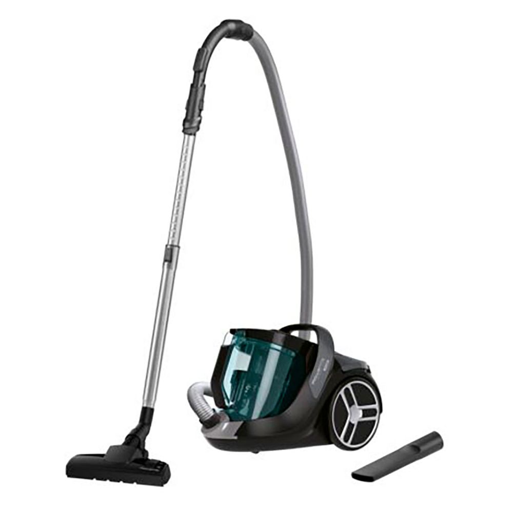 Aspirator fără sac Rowenta Silence Force Cyclonic 4 RO7212EA, 550W, 2.5L, motor Effitech, perie EasyBrush, sistem filtrare eficient, verde