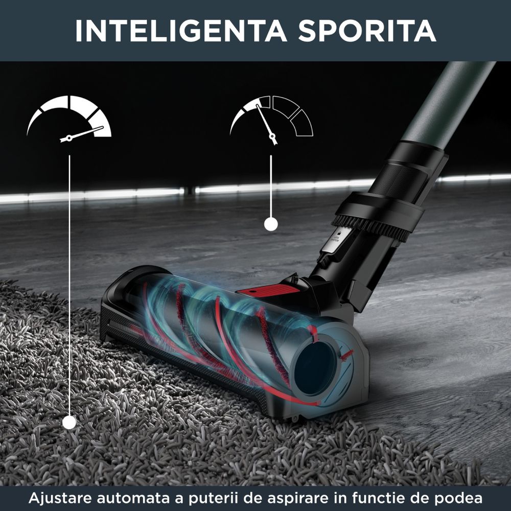 Aspirator vertical Rowenta X-Force Flex 12.60 cu mop Aqua RH98C8WO