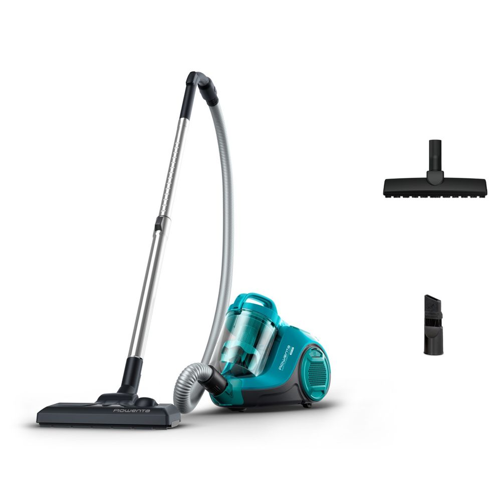 Aspirator fară sac Rowenta Swift Power Cyclonic RO2932EA, 750 W, 3 niveluri de filtrare, Tehnologie Effiwatts, suprafata de acoperire 7.2m negru