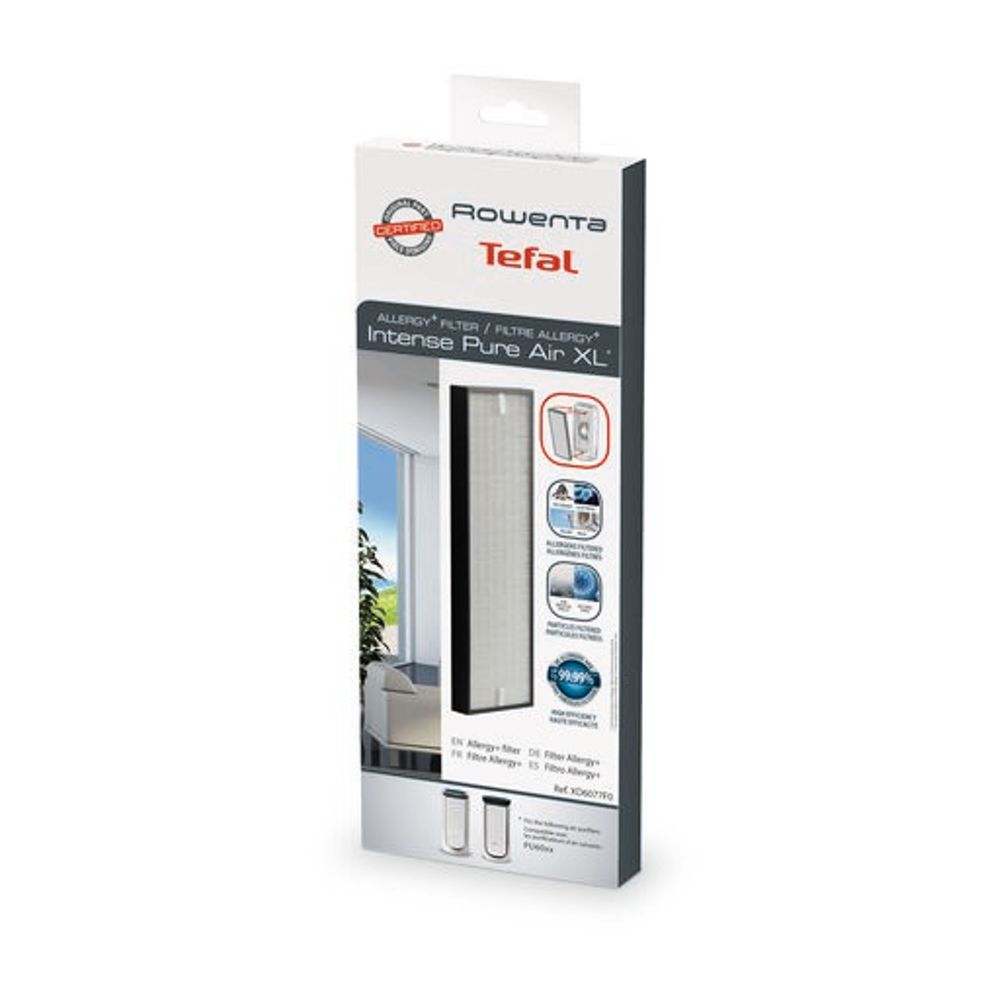 Filtru Rowenta de inalta eficienta XD6077F0, compatibil cu purificatorul Intense Pure Air XL, seriile PU60xx