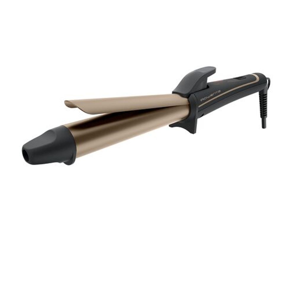 Ondulator Rowenta Curling Iron CF3227F0, Negru/Gold