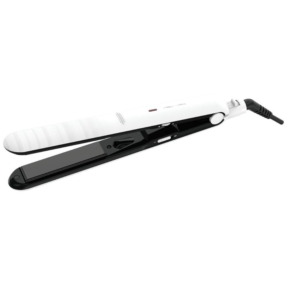 Placa de indreptat ROWENTA Optiliss SF3210F0, 10 trepte de temperatura, functie straight&curl, invelis ceramic, cablu 1.8m, alb
