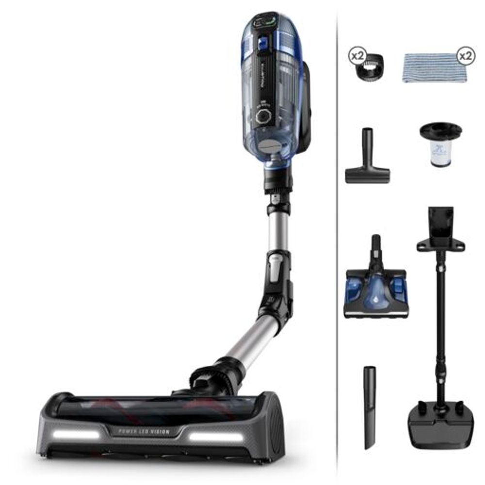 Pachet Aspirator vertical Rowenta X-Force Flex 14.6 Aqua + Tefal