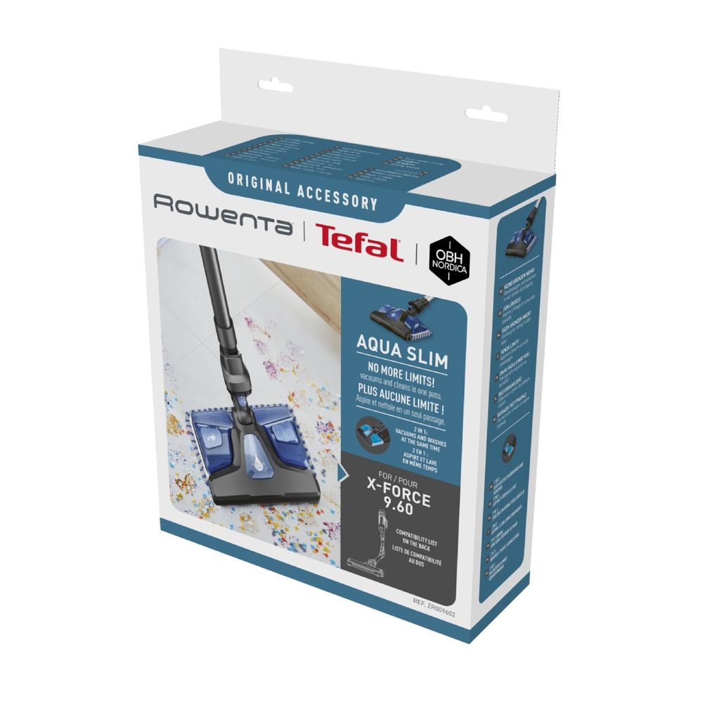 Cap de aspirare Aqua Slim Rowenta ZR009602, compatibil cu aspiratorul vertical Rowenta X-Force Flex 9.60, seriile RH20xx