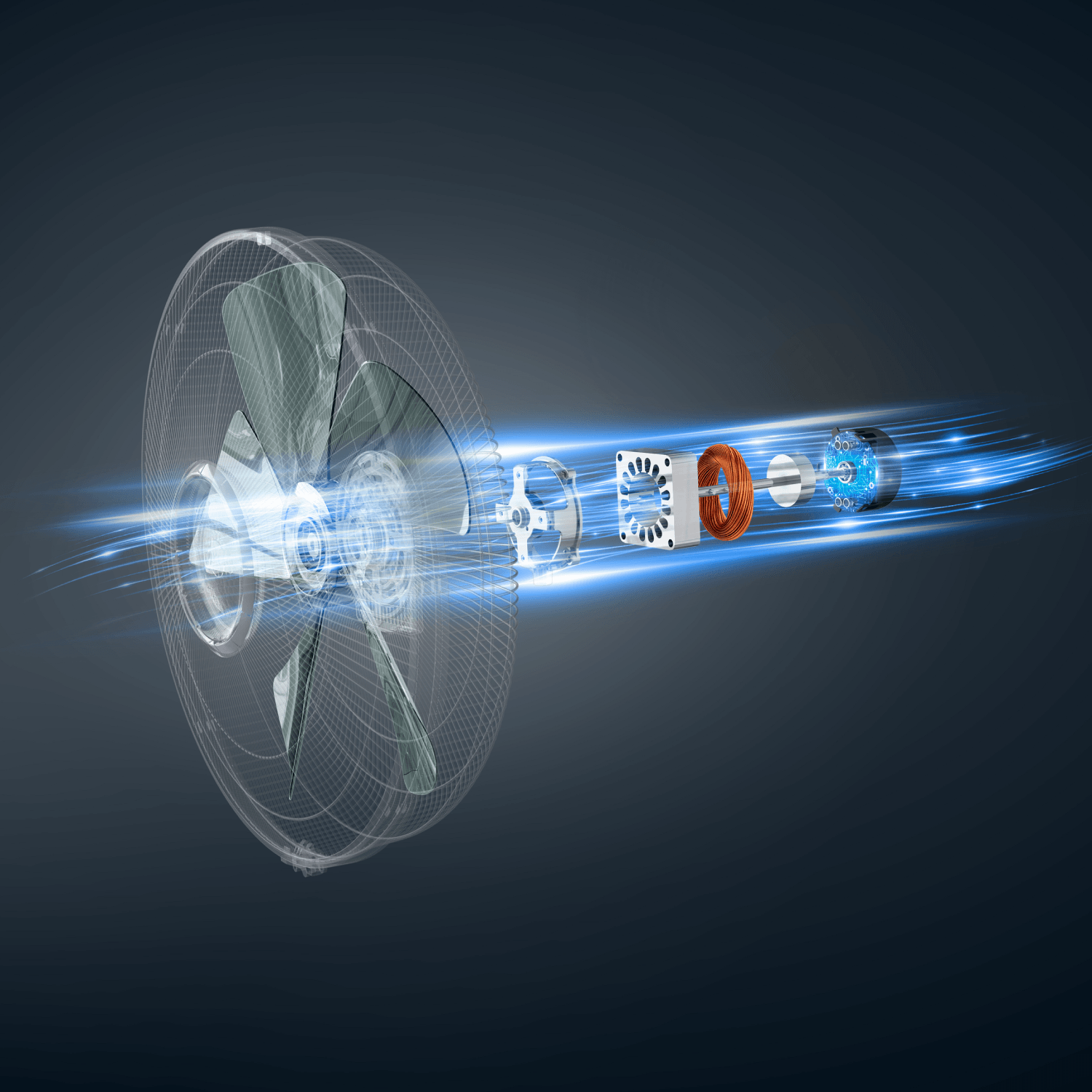 RWT VU5890 TURBO FANS EFFITECH MOTOR