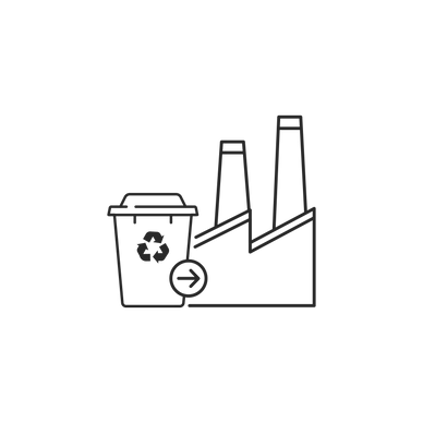 Recyclabilit 4 Fili re recyclage Icone