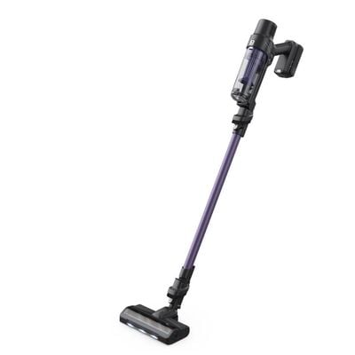 Aspirator vertical Rowenta X-Pert 7.60 RH6A31WO, 140 W, autonomie pana la 45 minute, perie cu iluminare LED, statie de incarcare cu suport accesorii, violet & negru