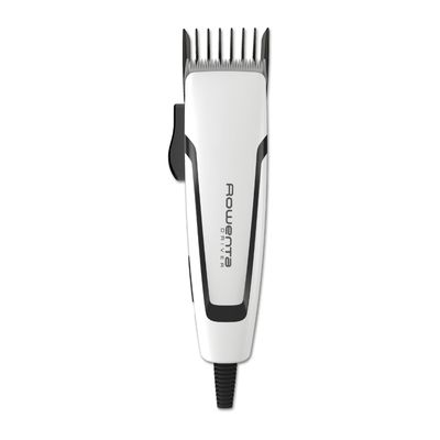 Aparat de tuns Rowenta Driver TN1601F1, 4 piepteni 3-6-9-12 mm, 3 micro-setari de precizie, negru & alb