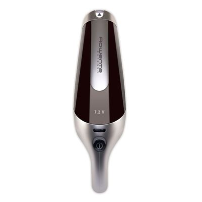 Aspirator de mână fără cablu Rowenta Extenso Dry AC476901, 7.2 V, autonomie 16 min, Sistem ciclonic, aspirare uscată, negru/Argintiu