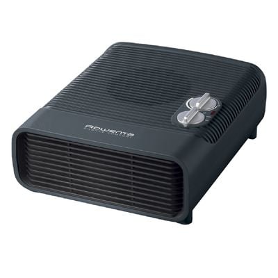 Aeroterma Rowenta SO5115, 2400 W, 2 trepte de putere, Functie Silence, Treapta de aer rece, Termostat mecanic, Negru