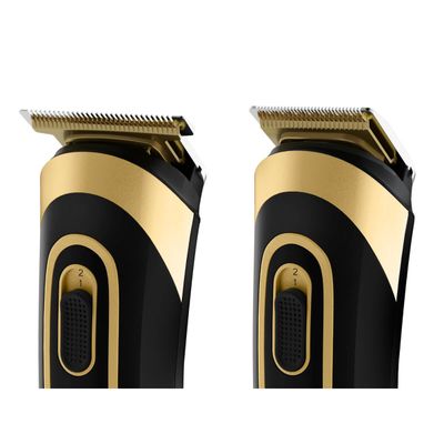 Aparat de tuns multifunctional Rowenta Trim&Style 11 in 1 TN9118F0, 6500 rpm, tehnologie Wet & Dry, lame din inox, incarcare rapida, negru & auriu  