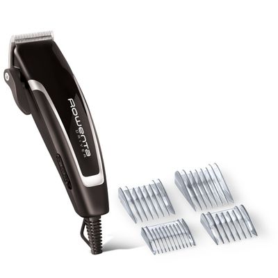 Aparatul de tuns Rowenta Driver TN1603F0, 4 piepteni, 50 de lungimi de tăiere, stare Micro 1-2 mm, lame inox, 1.8m cablu,negru&argintiu