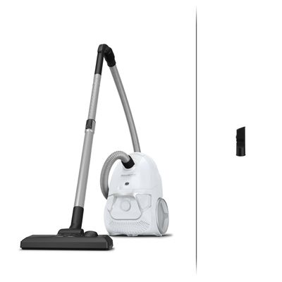 Aspirator cu sac Rowenta Compact Power RO3927EA, 750W, filtrare 2 nivele 99.98%, recipient sac 3L, raza de operare 8.8m, alb