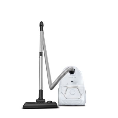 Aspirator cu sac Rowenta Compact Power RO3927EA, 750W, filtrare 2 nivele 99.98%, recipient sac 3L, raza de operare 8.8m, alb