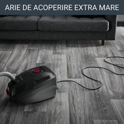 Aspirator cu sac Rowenta RO4933EA, 900W, Clasa A, 75 dB, 4.5 L, Negru