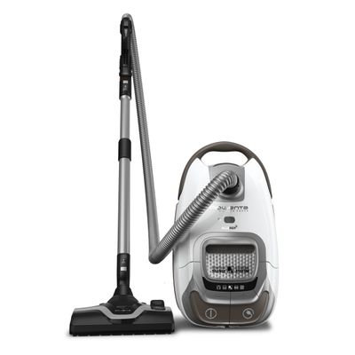 Aspirator cu sac Silence Force Effitech&reg; RO7487EA, motor Effitech, filtrare HEPA, 57 dB(A), alb & gri