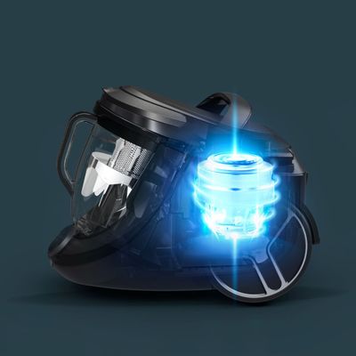 Aspirator fara sac Rowenta Silence Force Cyclonic Effitech® RO7935EA, 500 W, recipient pentru praf 2.5 L, 3 niveluri de filtrare, negru