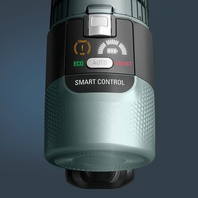 Aspirator vertical fara fir Rowenta X-Force Flex 10.80 RH7A32E0, 300 W, 120 air watts, autonomie 60 minute, recipient praf 0.44 L, functie boost, iluminare LED, sistem Smart Control, greutate redusa, filtrare pana la 99.9%, verde & negru