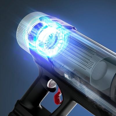 Aspirator vertical fara fir Rowenta X-Force Flex 10.80 RH7A32E0, 300 W, 120 air watts, autonomie 60 minute, recipient praf 0.44 L, functie boost, iluminare LED, sistem Smart Control, greutate redusa, filtrare pana la 99.9%, verde & negru