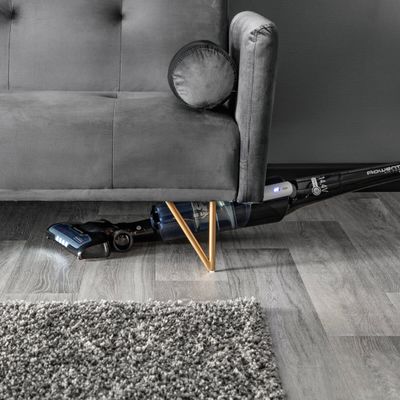 Aspirator vertical Rowenta RH6545WH AFE Light, 30W, 14.4V, autonomie 30 min, led incorporat, negru