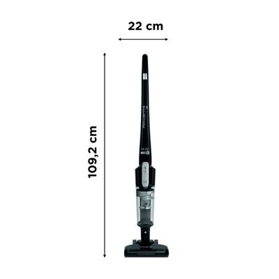 Aspirator vertical Rowenta RH6545WH AFE Light, 30W, 14.4V, autonomie 30 min, led incorporat, negru