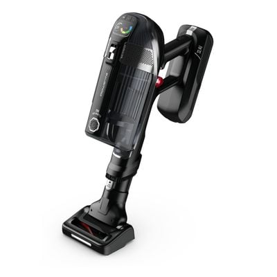 Aspirator vertical Rowenta X-Force Flex 14.60 RH9958WA, 200 AW, Smart Control Display, Functie Boost, autonomie 1 ora 10 minute, Negru/gri 