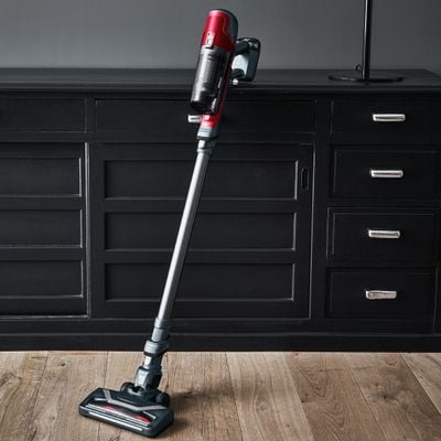 Aspirator vertical Rowenta X-PERT 6.60 RH6877WO, 2 in 1, autonomie 45 minute, mod Eco, functie Boost, rosu & gri