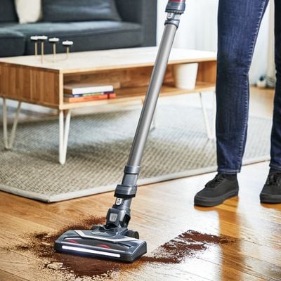 Aspirator vertical Rowenta X-PERT 6.60 RH6877WO, 2 in 1, autonomie 45 minute, mod Eco, functie Boost, rosu & gri