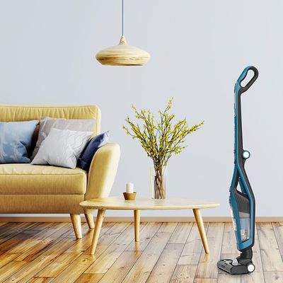 Pachet PROMO Aspirator vertical 2 in 1 Dual Force Cyclonic Rowenta RH6751WO si Ondulatorul Rowenta Karl Lagerfeld CF321LF0