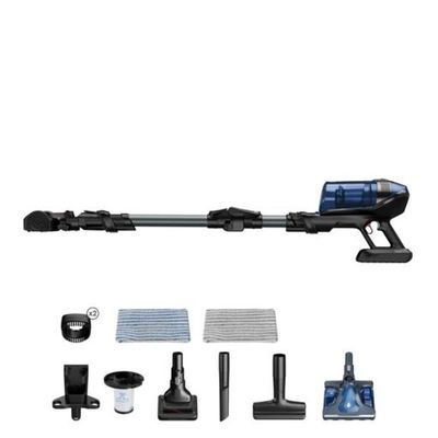 Pachet PROMO Aspirator vertical fara fir Rowenta X-Force Flex 12.60 cu mop Aqua RH98C8WO si Placa de indreptat parul Rowenta Brush&Straight Premium Care SF7510F0