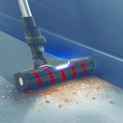 Cap de aspirare cu perie pentru parchet Rowenta ZR045010, iluminare LED, compatibil cu aspiratorul X-Force 9.60, seriile RH20xx