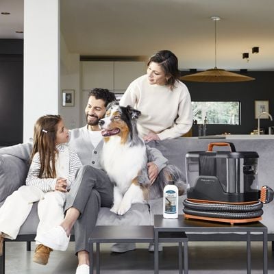 Detergent pentru aspirator cu spalare Rowenta XD5320F0 pentru textile, covoare si pete animale de companie, 1 litru, compatibil cu aspiratorul pentru tapiterie Rowenta Clean IT IN5020F0, IN5011F0