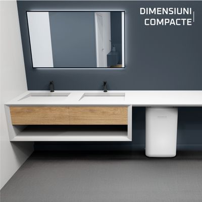 Dezumidificator Rowenta Extreme Dry Compact DH5250F0, 300 W, 14 l/24 h, rezervor 3 l, indicator de umiditate, 3 moduri, functie anti-inghet, alb  