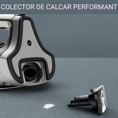 Fier de calcat cu abur Rowenta Expertis Anti-Calc DW7025D1, 2700 W, jet de abur 180 g/min, abur variabil 45 g/min, rezervor apa 300 ml, talpa Microsteam 400 HD Laser, functie antipicurare, abur vertical, negru & verde