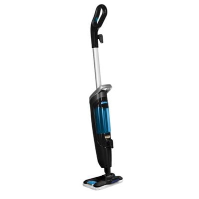 Mop cu abur Rowenta Steam Power RY6555WH, 1200W, 0.6L, filtru anticalcar, 3 setari de reglaj al aburului, Negru/Albastru