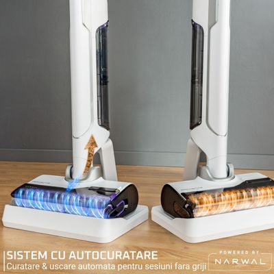 Pachet PROMO Aspirator cu spalare Rowenta X-Clean 10 GZ7540WO & Gratar electric OptiGrill Elite GC750830