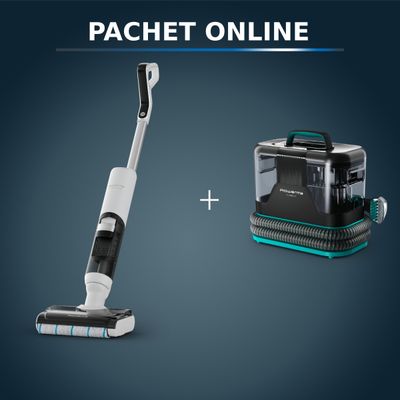 Pachet PROMO Aspirator cu spalare Rowenta X-Clean 5 Pro GZ5435E0 & Aspirator tapiterie Rowenta Clean IT IN5020F0