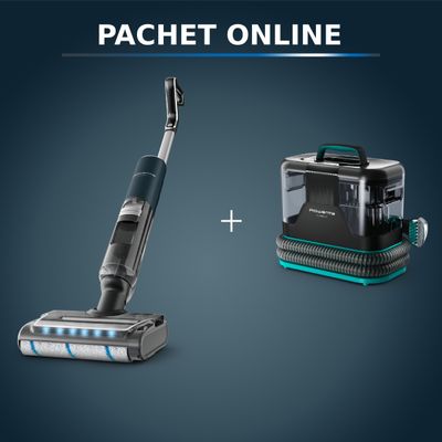 Pachet PROMO Aspirator cu spalare Rowenta X-Clean 7 GZ5735E0 & Aspirator tapiterie Rowenta Clean IT IN5020F0