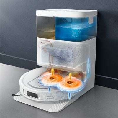 Pachet PROMO Aspirator robot Rowenta X-Plorer Serie 580 Max RR9547E0 & Set 4 saci de aspirator Rowenta Hygiene+ Animal Care ZR200740