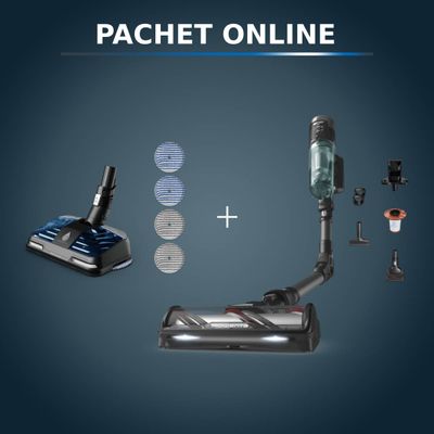 Pachet PROMO Aspirator vertical fără fir Rowenta X-Force Flex 12.60 NEO RH9L42WO & Cap de aspirare activ 2 in 1 Rowenta ZR009C00