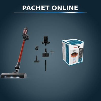 Pachet PROMO Aspirator vertical Rowenta X-Pert 7.60 RH6A73WO & Filtru din spuma Rowenta ZR009010