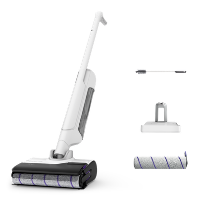 Pachet PROMO Aspirator cu spalare Rowenta X-Clean 10 GZ7540WO & Kit accesorii rola si filtru lavabil Rowenta ZR336A01