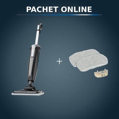 Pachet PROMO Mop cu abur Rowenta Steam Power RY6555WH & Kit de intretinere 2x Filtru anticalcar Rowenta ZR006501