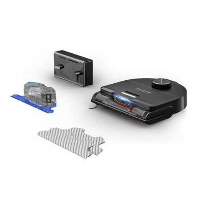 Pachet PROMO Aspirator robot Rowenta X-Plorer Serie 220 RR9465WH si Aparatul de coafat Rowenta Infinite Looks 14 în 1 CF4231F0