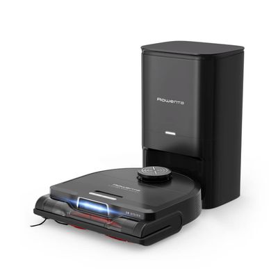 Pachet PROMO Aspirator robot Rowenta X-Plorer Serie 240+ RR9695WH si Perie rotativa Rowenta Brush Activ' Premium Care CF9540