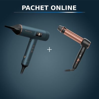 Pachet PROMO Uscator de par Rowenta Maestria For You HY9430E0 & Ondulator de par Rowenta Twist Curl CF4620E0