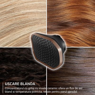 Pachet PROMO Uscator de par Rowenta Maestria For You HY9430E0 & Ondulator de par Rowenta Twist Curl CF4620E0