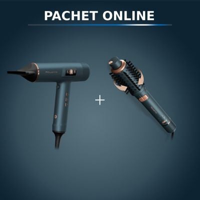 Pachet PROMO Uscator de par Rowenta Maestria For You HY9430E0 & Perie rotativa cu aer cald Rowenta Air Rotate UB9920E0
