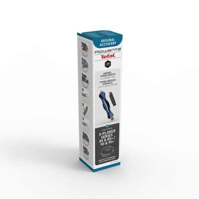 Perie centrala Animal Care Rowenta ZR879C01, compatibila cu aspiratorul robot Rowenta X-Plorer Serie S85, S85+, S90, S90+, seriile RR87xx
