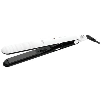 Placa de indreptat ROWENTA Optiliss SF3210F0, 10 trepte de temperatura, functie straight&curl, invelis ceramic, cablu 1.8m, alb